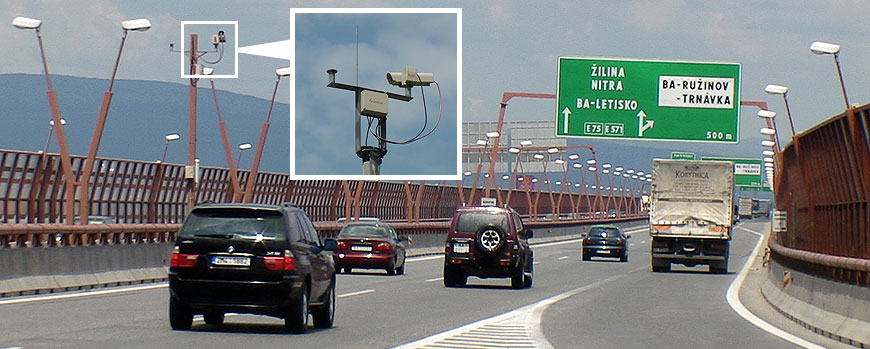 Camera system on Motorways